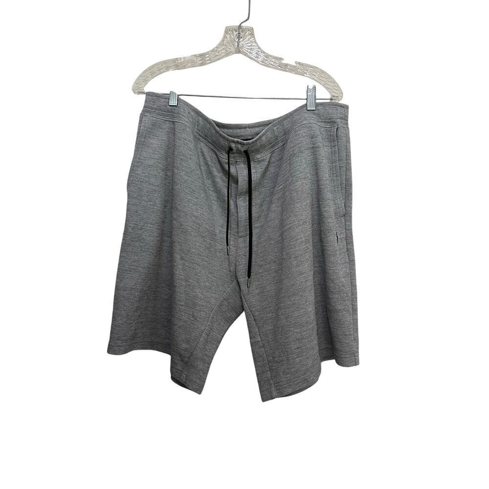 Polo by Ralph Lauren Men's Gray Heather Double Knit Tech Sweat Shorts Size 2XL